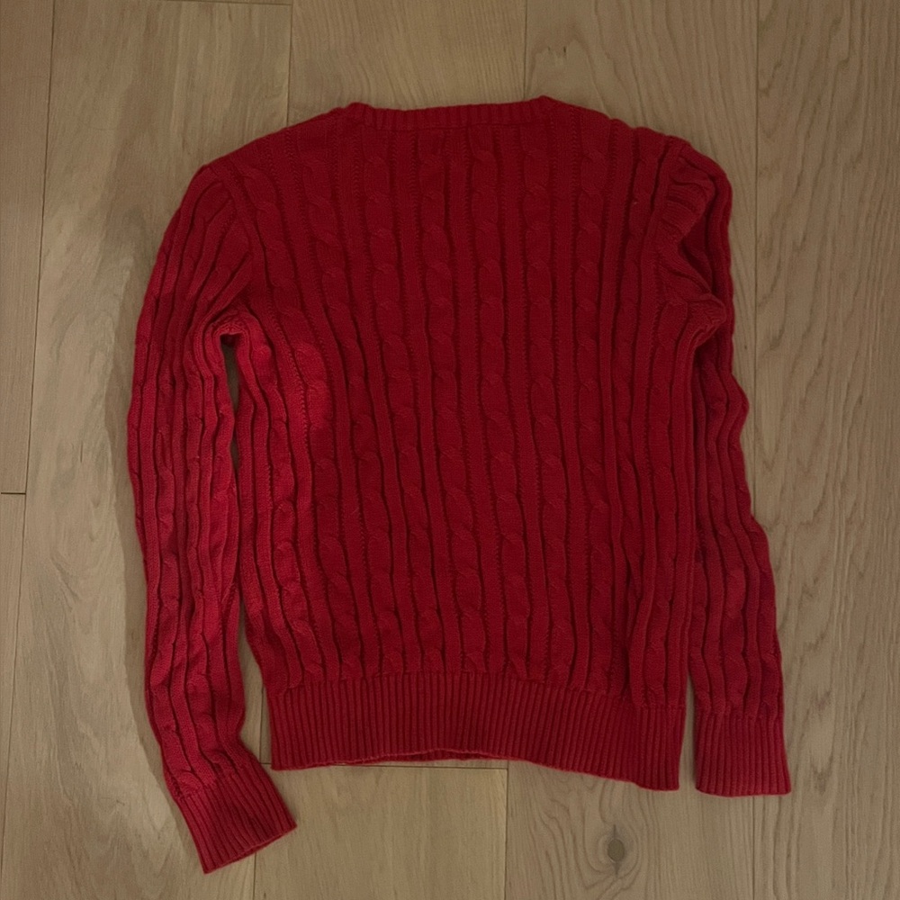 Red Ralph Lauren Polo Sweater - Picture 2 of 3